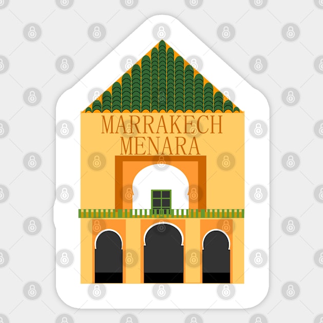 Marrakech menara Sticker by nabilhaj